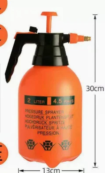 Garden Hand Pump Sprayer Portable Garden Sprayer Disinfection Spray Bottle Plants Sprinkler Car Wash Spray Watering Can 0.8-3L
