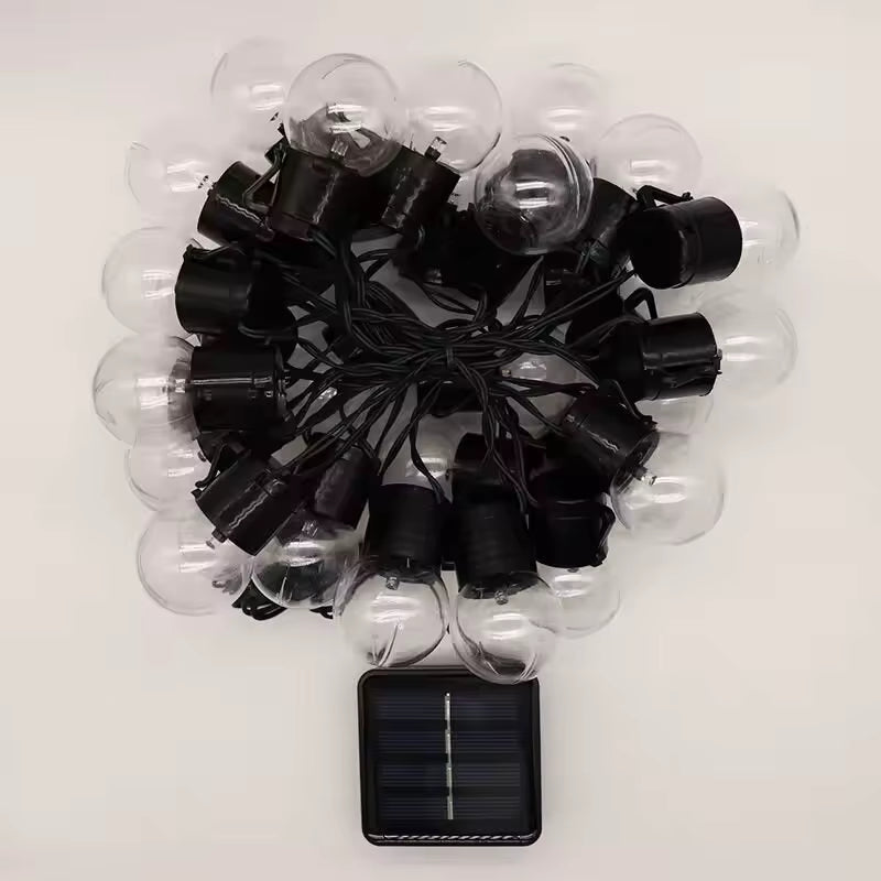 1PC Solar Transparent Ball String Lights,Outdoor Decoration Light Lamps,Hanging Lights for Garden,Yard,Patio,Balcony,Camping