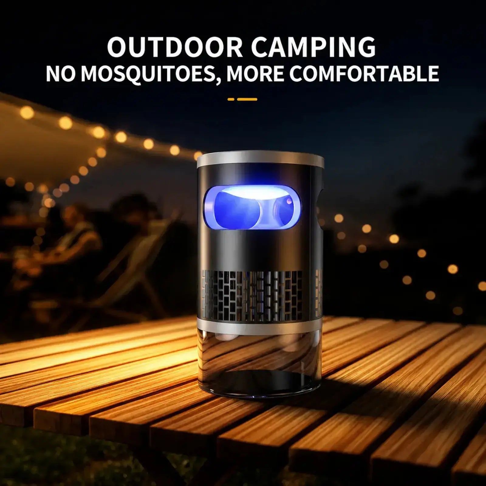 Indoor Insect Trap with UV Light – Quiet Catcher for Mosquitoes, Gnats & Fruit Flies