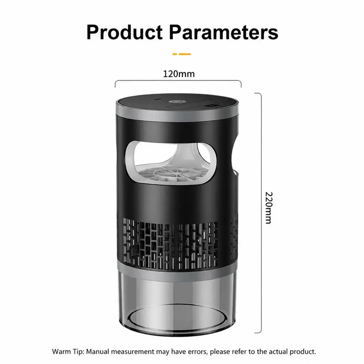 Indoor Insect Trap with UV Light – Quiet Catcher for Mosquitoes, Gnats & Fruit Flies