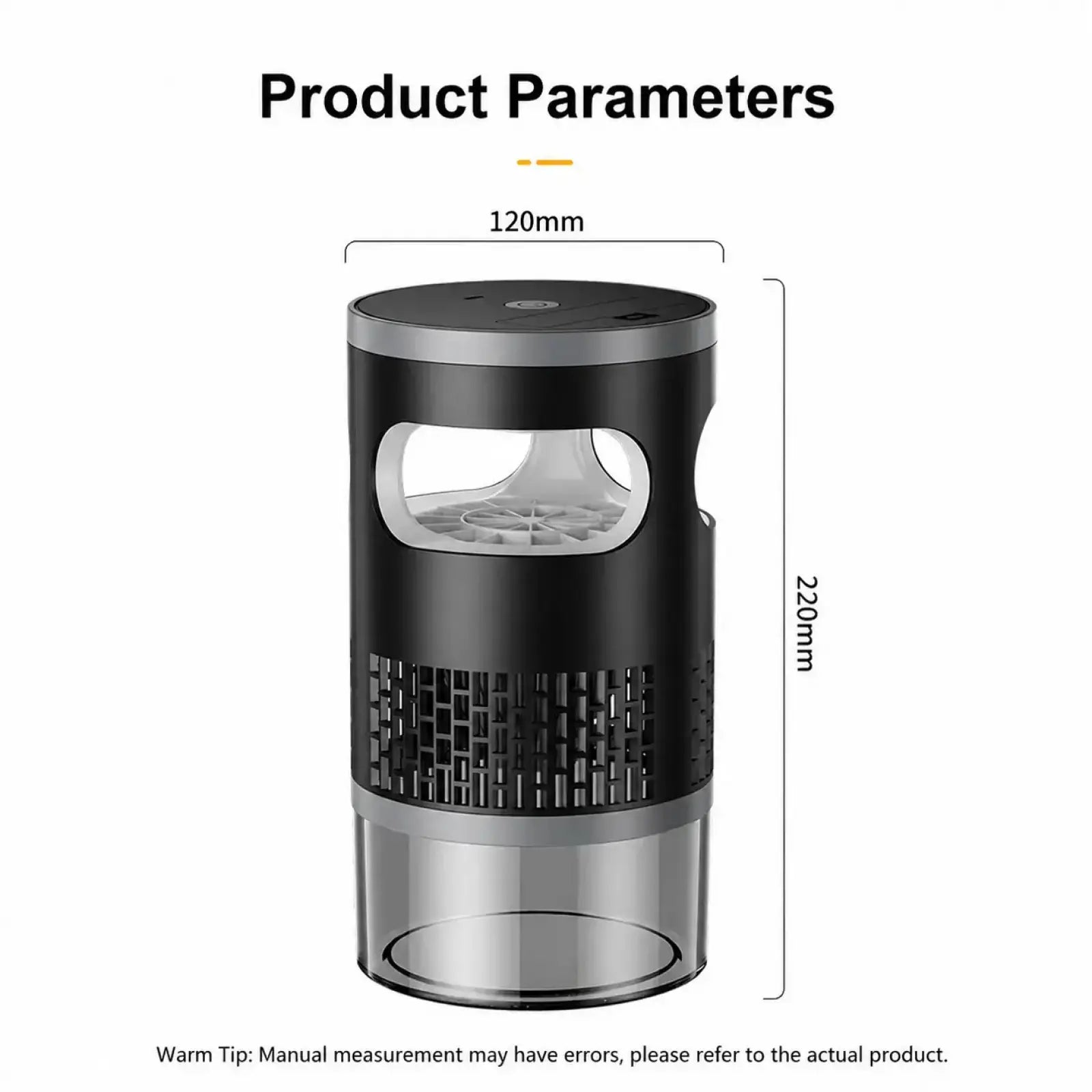 Indoor Insect Trap with UV Light – Quiet Catcher for Mosquitoes, Gnats & Fruit Flies