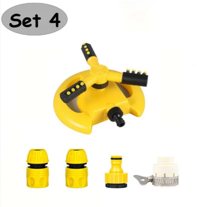 Automatic Rotating Water Sprinkler for Garden Lawn Irrigation 360 Degree Yard Coverage Sprayer Outdoor Plant Watering Tool