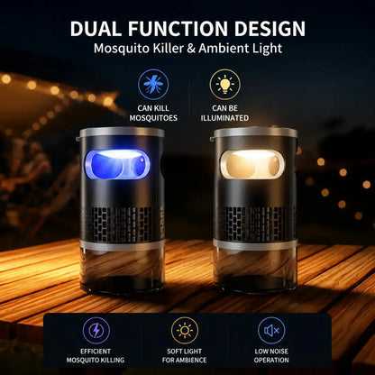Indoor Insect Trap with UV Light – Quiet Catcher for Mosquitoes, Gnats & Fruit Flies