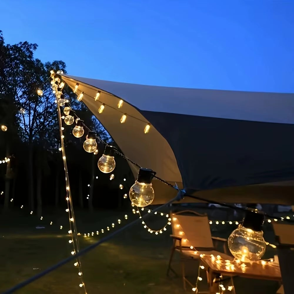 1PC Solar Transparent Ball String Lights,Outdoor Decoration Light Lamps,Hanging Lights for Garden,Yard,Patio,Balcony,Camping