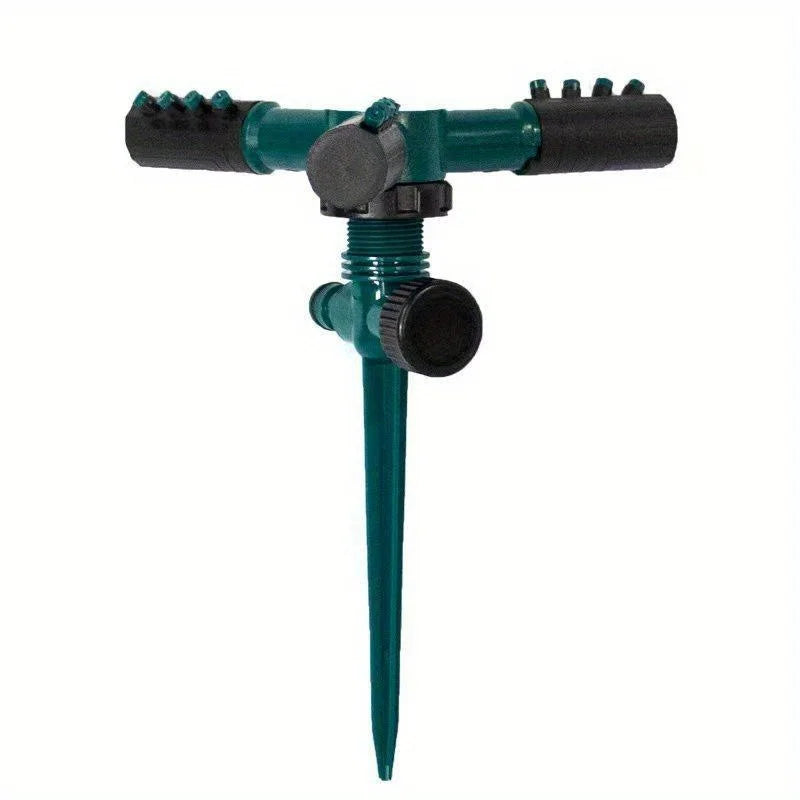 360 Degree Automatic Rotating Sprinkler for Lawn Ground Insert Drip Irrigation Watering Sprayer Garden Supplies