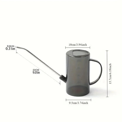 1L Long Spout Watering Can with Gardening Shovel Set, Garden Irrigation Pot for Indoor & Outdoor Plants Flowers Office