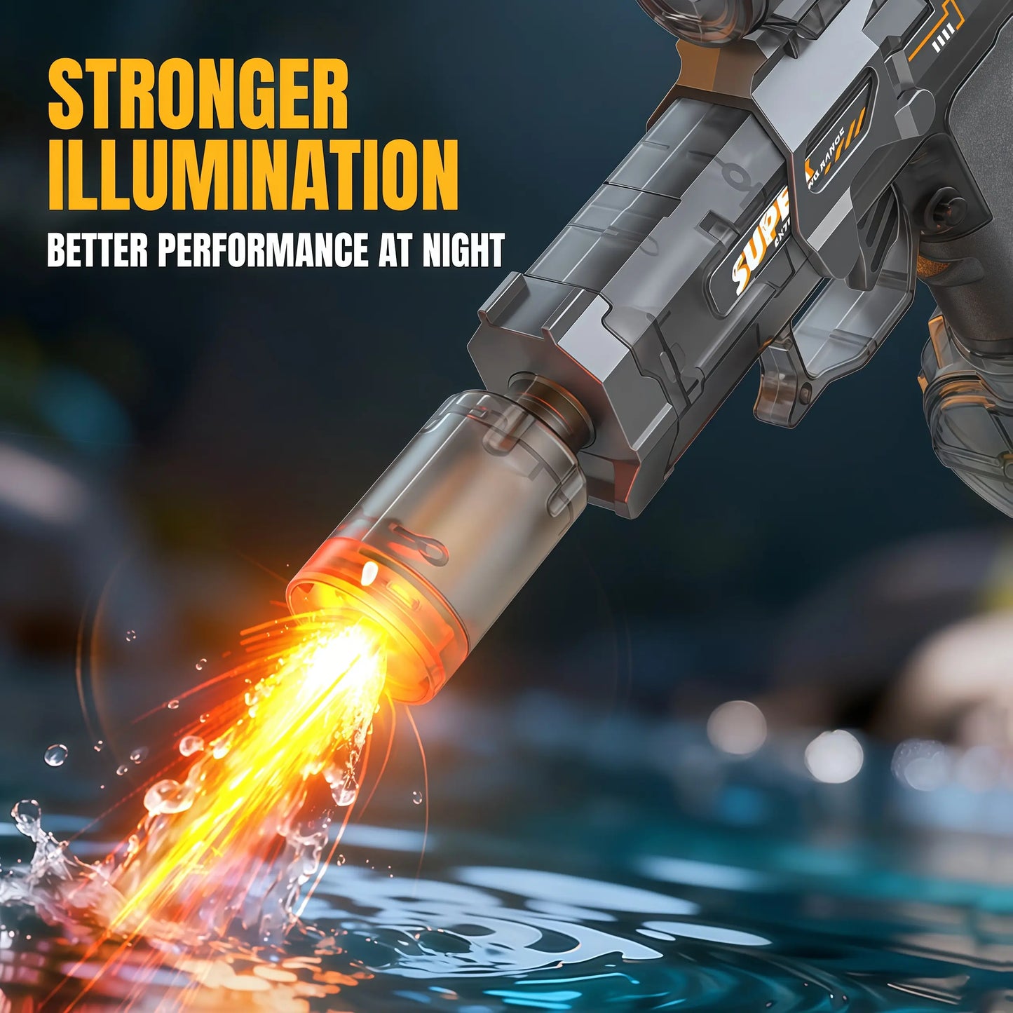 LED Electric Water Sprayer Toy