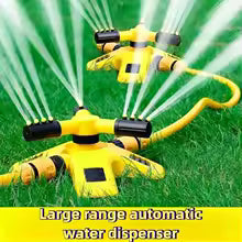 6Pcs 360° Rotating Lawn Sprinkler Rotating Water Sprinkler Arm Plastic Material Multi-Angle Rotation Garden Irrigation System