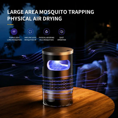 Indoor Insect Trap with UV Light – Quiet Catcher for Mosquitoes, Gnats & Fruit Flies