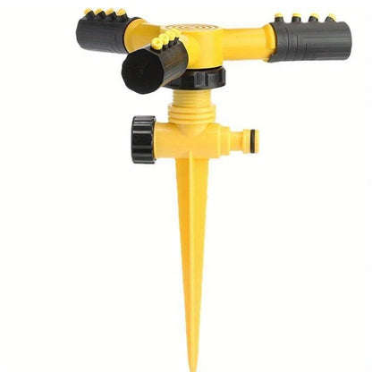 360 Degree Automatic Rotating Sprinkler for Lawn Ground Insert Drip Irrigation Watering Sprayer Garden Supplies